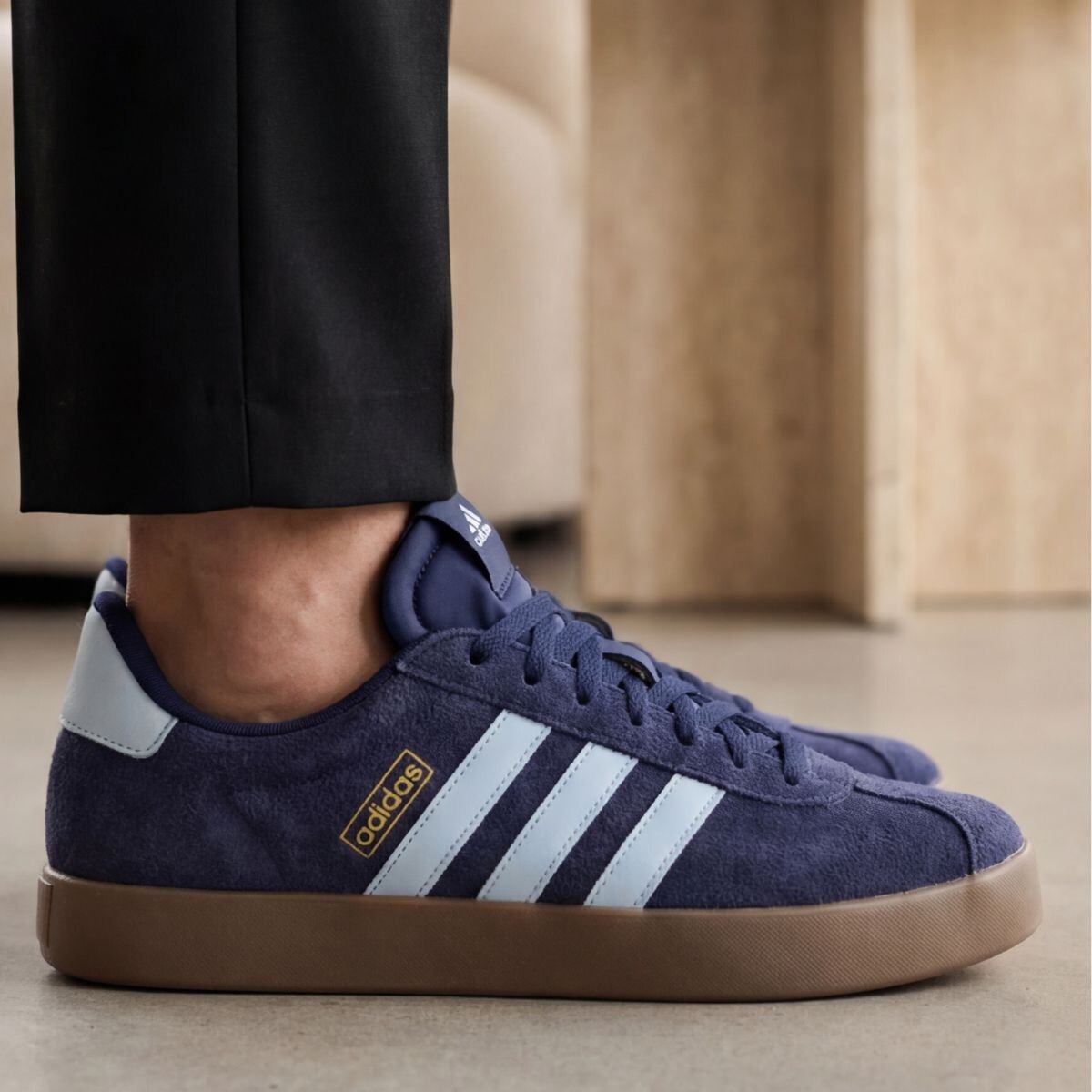 Adidas Adidas VL Court 3.0 Sneakers blauw Leer