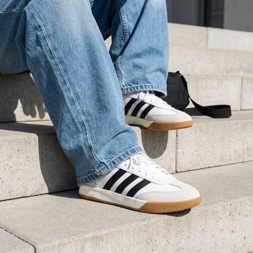 Adidas Adidas VL Court FC Sneakers wit Leer