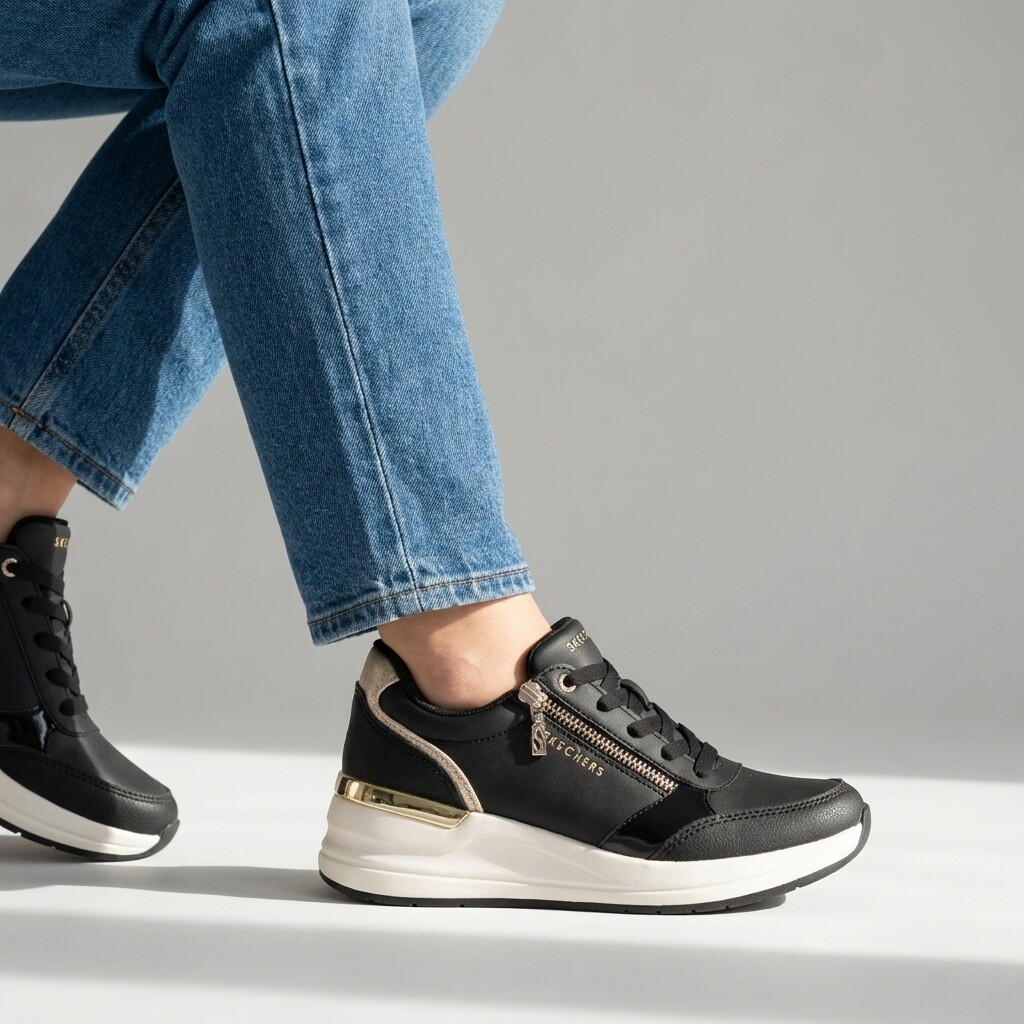 Skechers Skechers Billion 2 High End Sneakers zwart