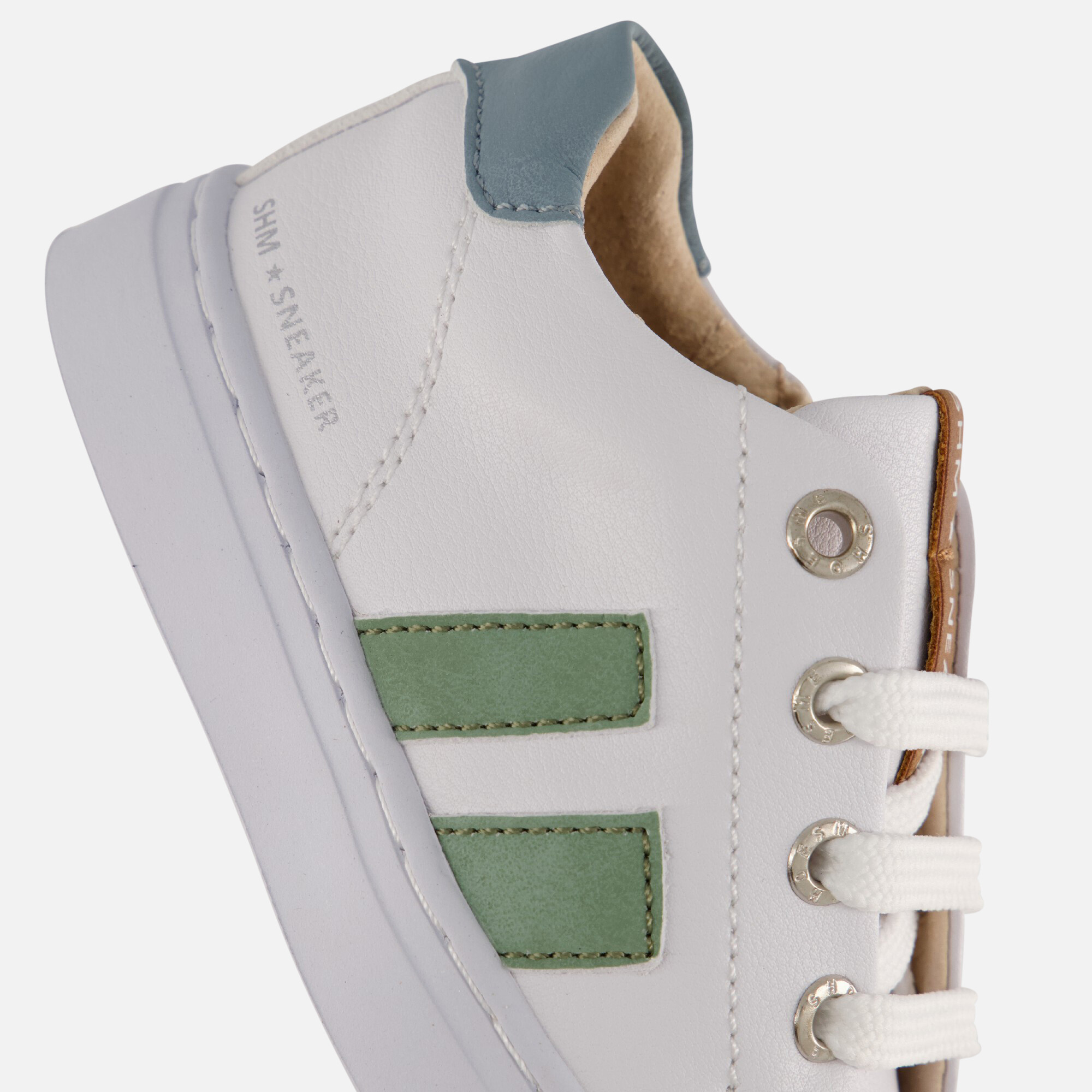 Shoesme Sneakers wit Leer, foto 5