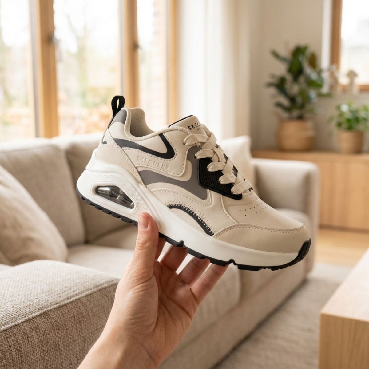 Skechers Skechers Uno Gen1 Color Surge Sneakers beige