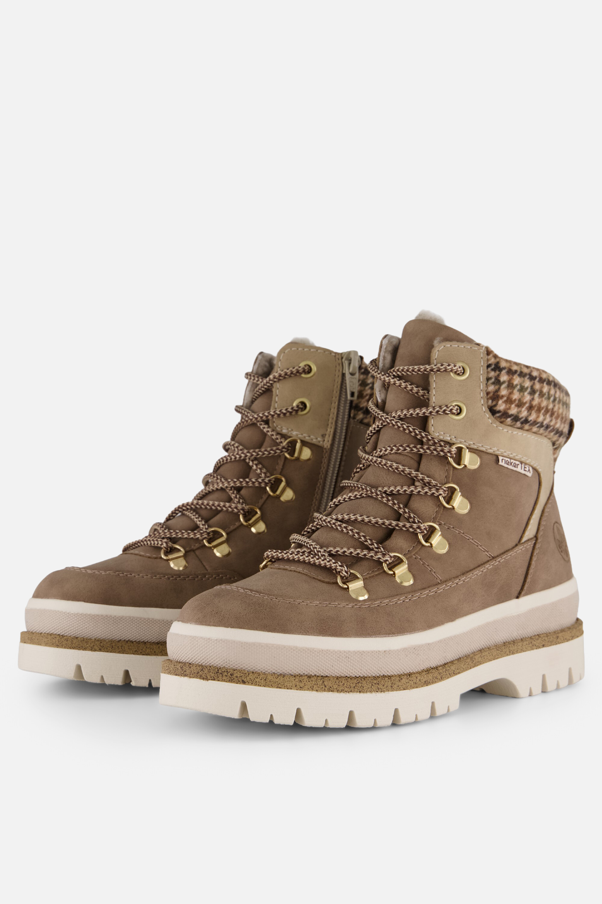 Rieker Rieker Veterboots beige