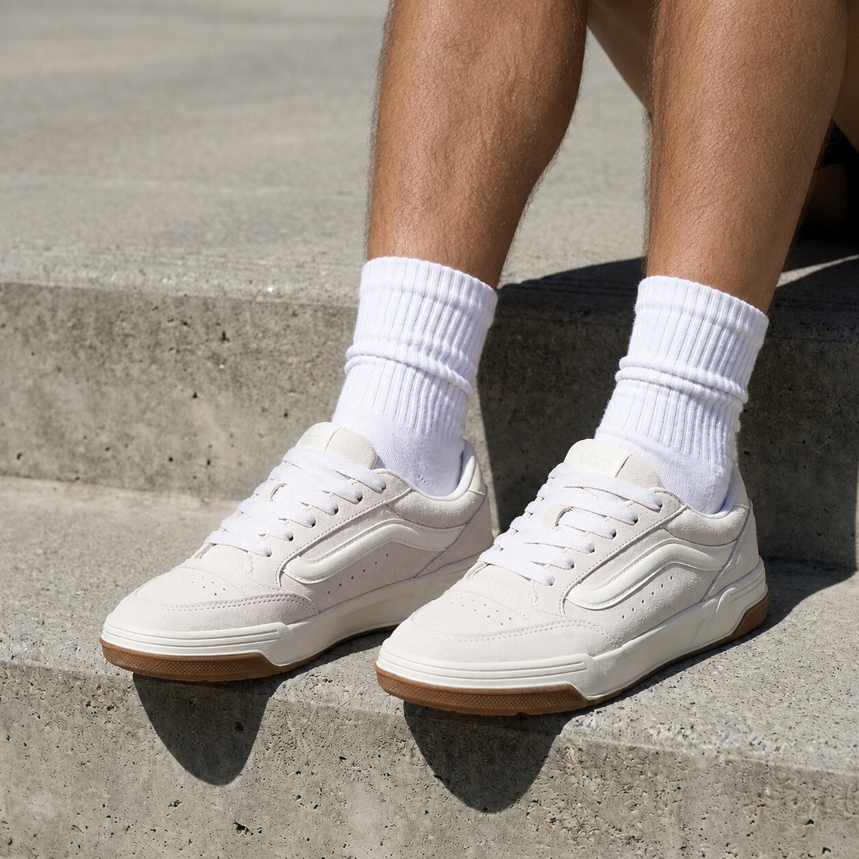 Vans Vans Hylane Sneakers beige Textiel