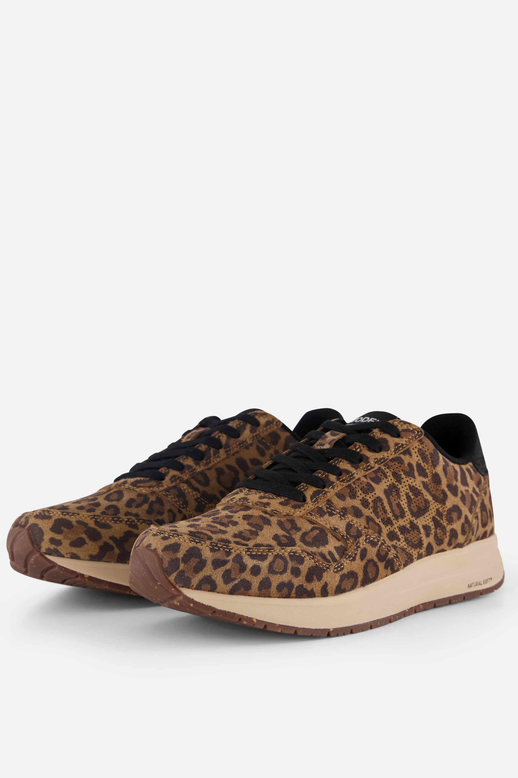 Woden Nicoline Leopard Sneakers bruin Suede, foto 2