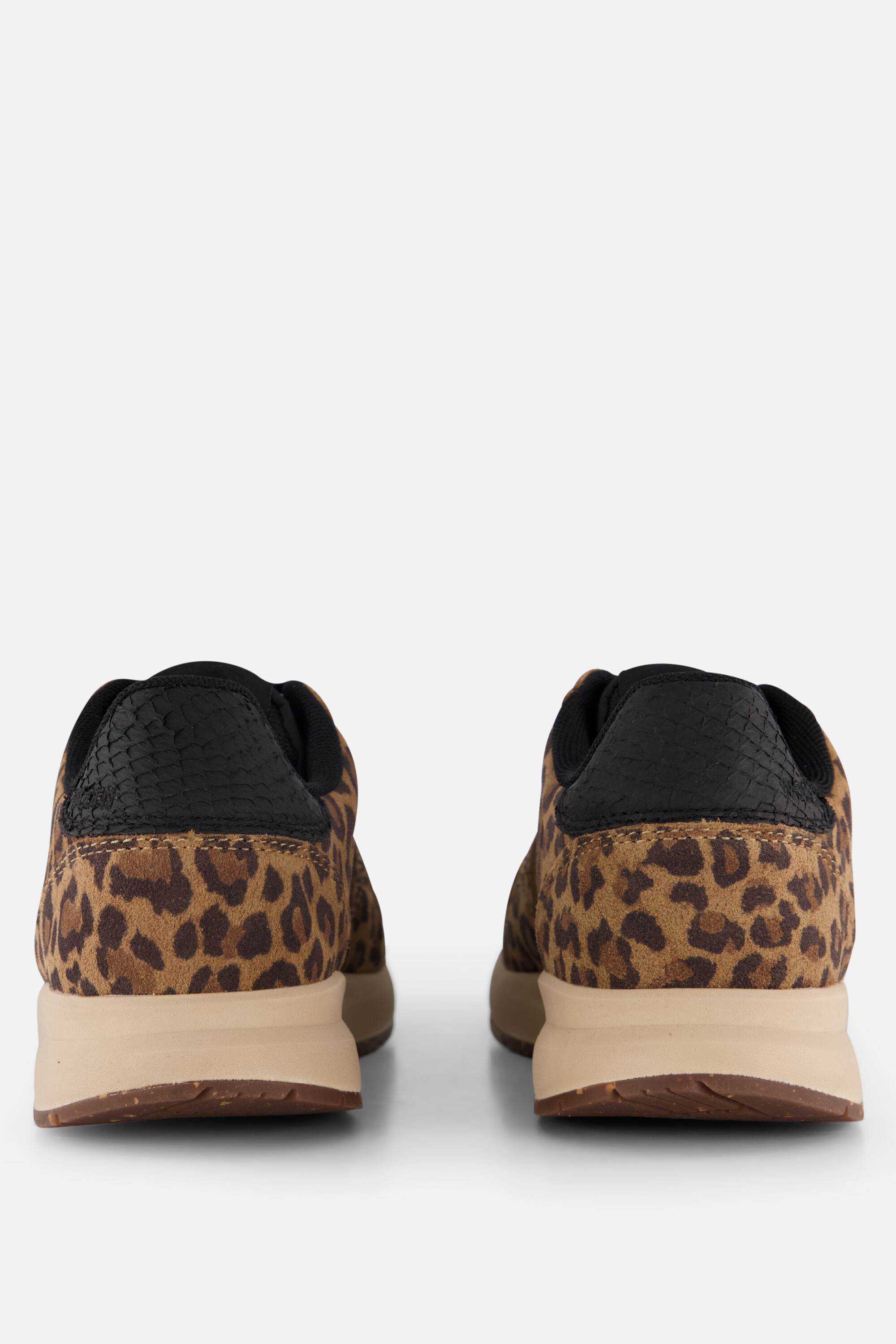 Woden Nicoline Leopard Sneakers bruin Suede, foto 3