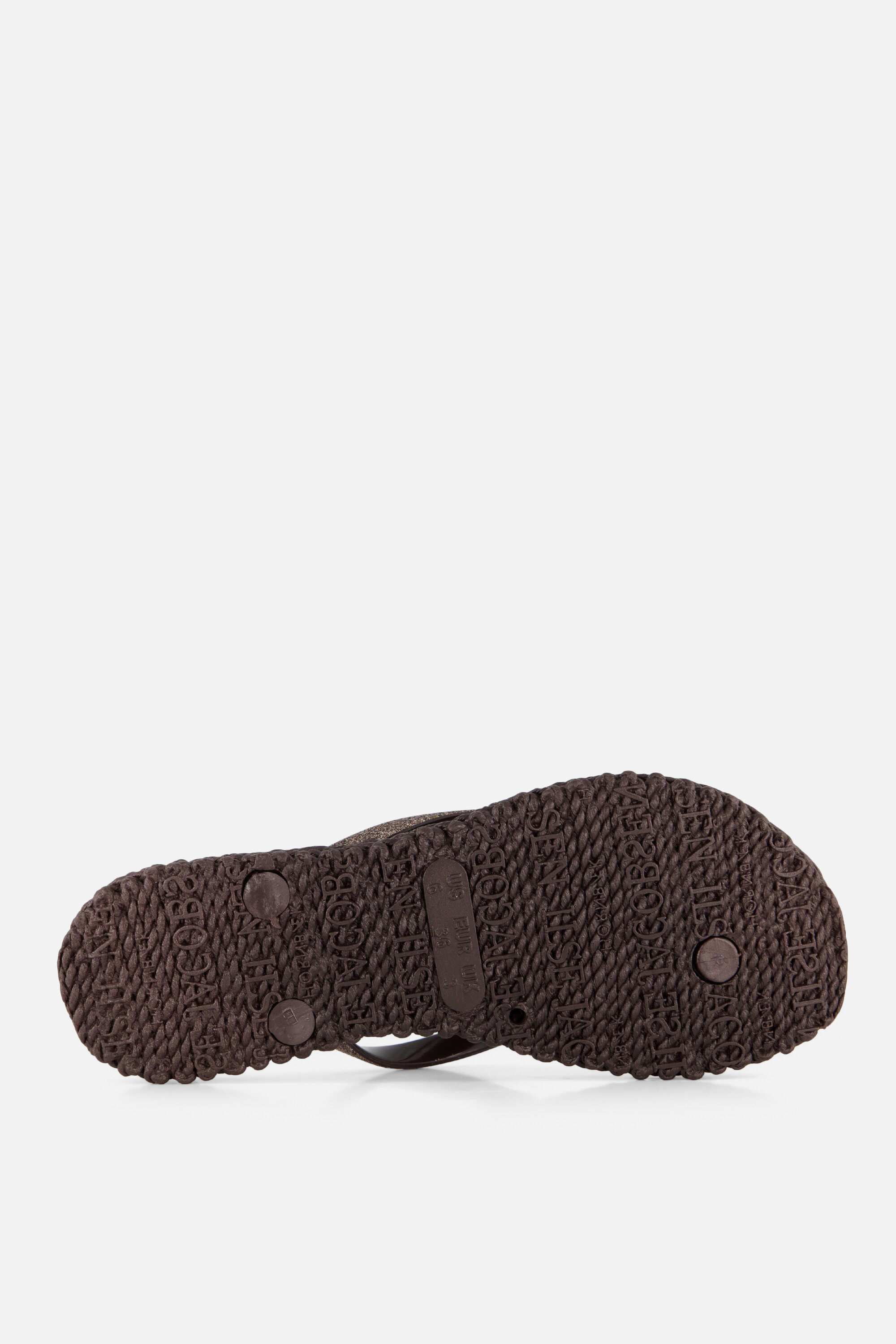 Ilse Jacobsen Slippers bruin Rubber, foto 4