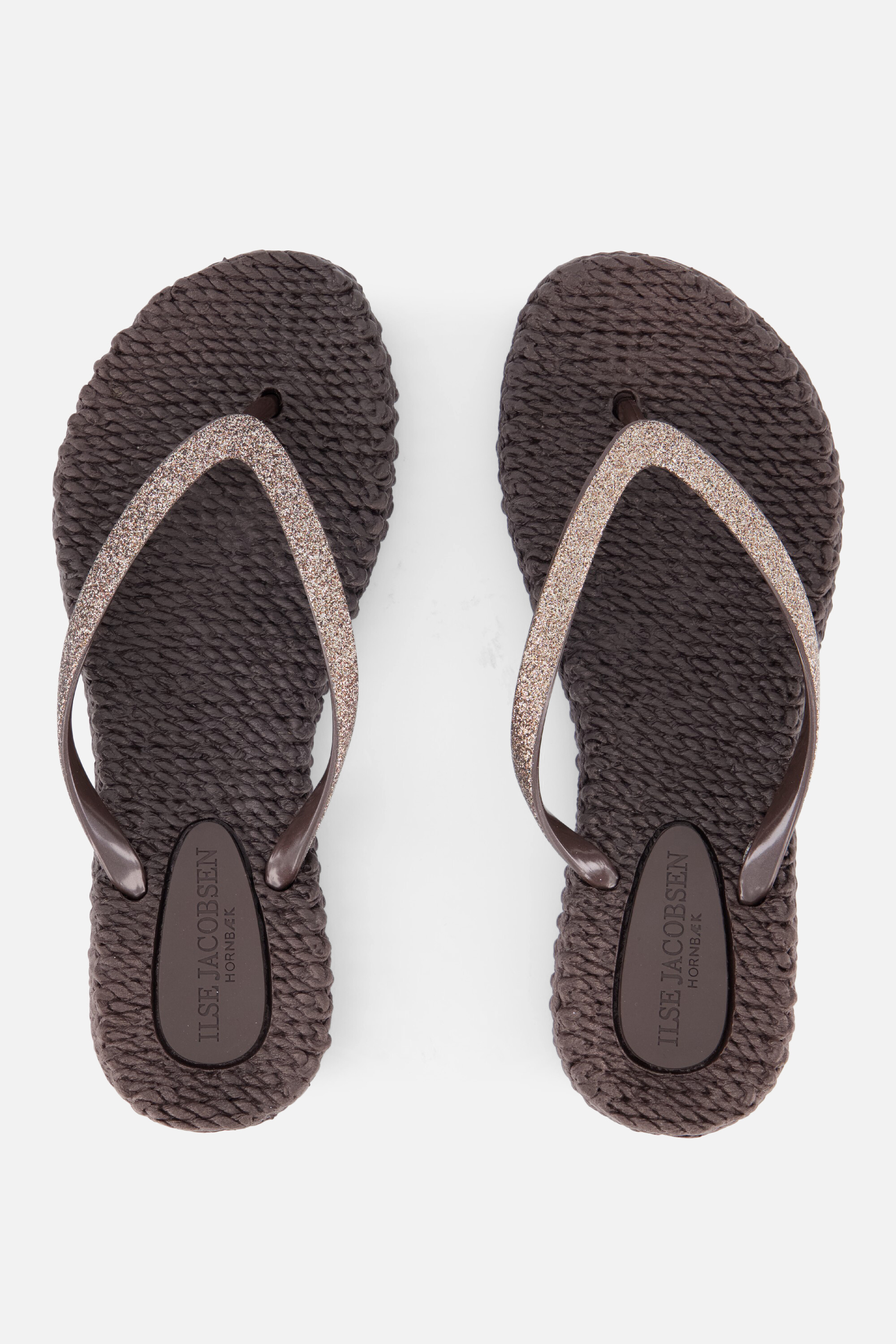 Ilse Jacobsen Slippers bruin Rubber, foto 3