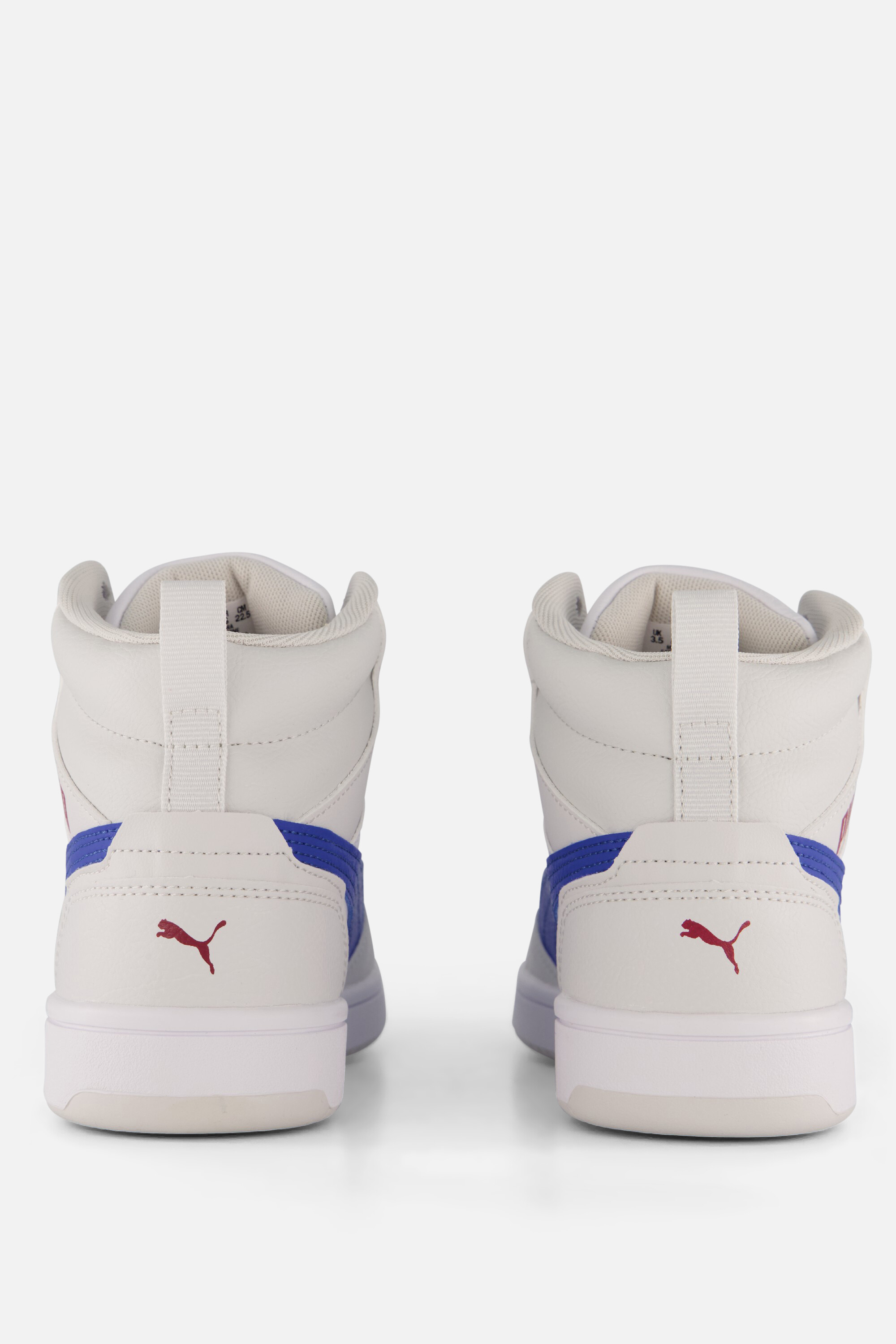 Puma Rebound v6 Mid Sneakers wit Imitatieleer, foto 2