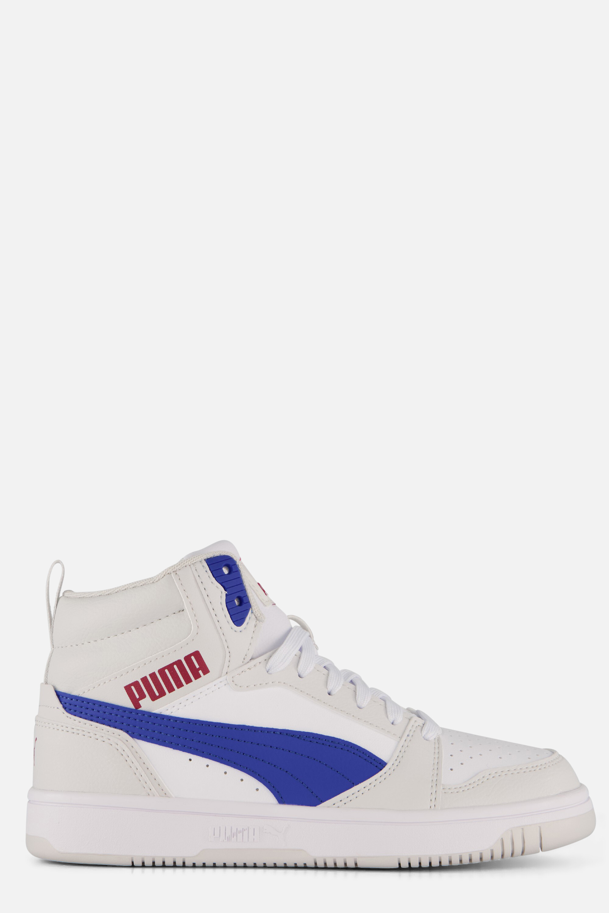 Puma Rebound v6 Mid Sneakers wit Imitatieleer, foto 5