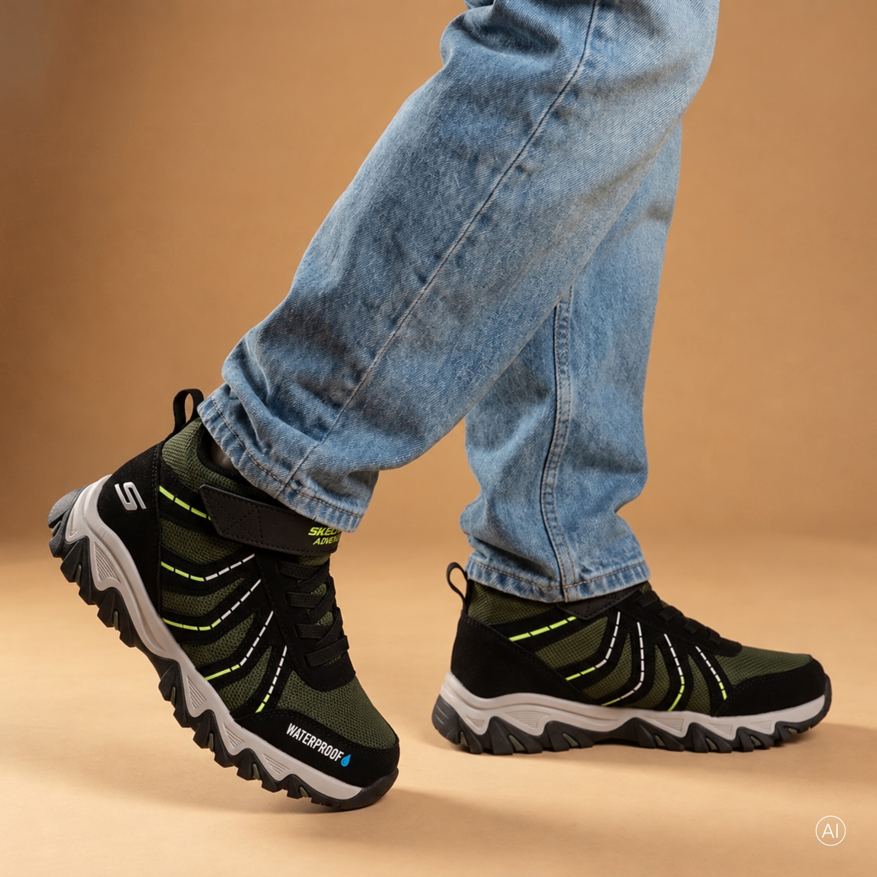 Skechers Skechers Waterproof Rugged Ranger veterboots groen