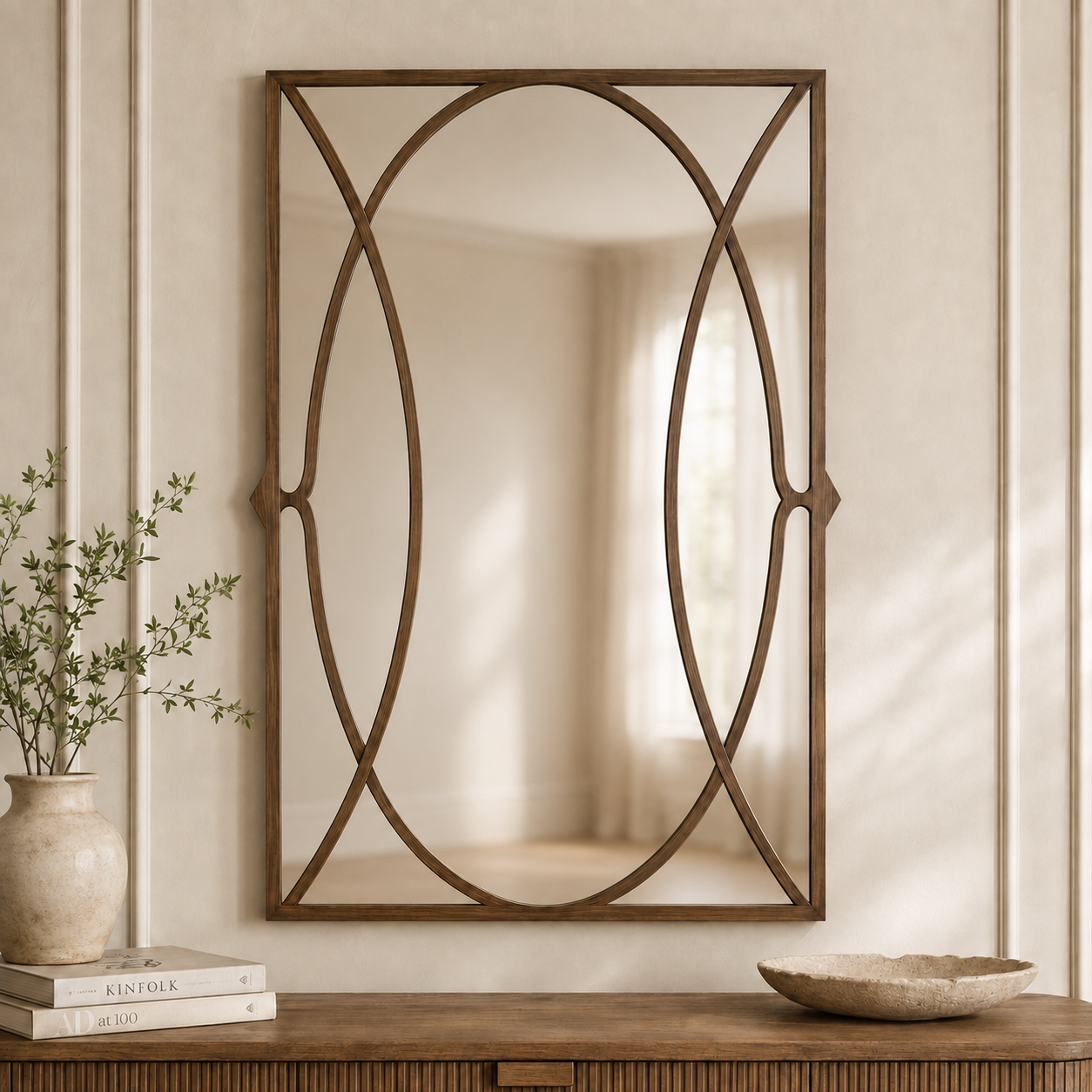 Lattice Wall Mirror