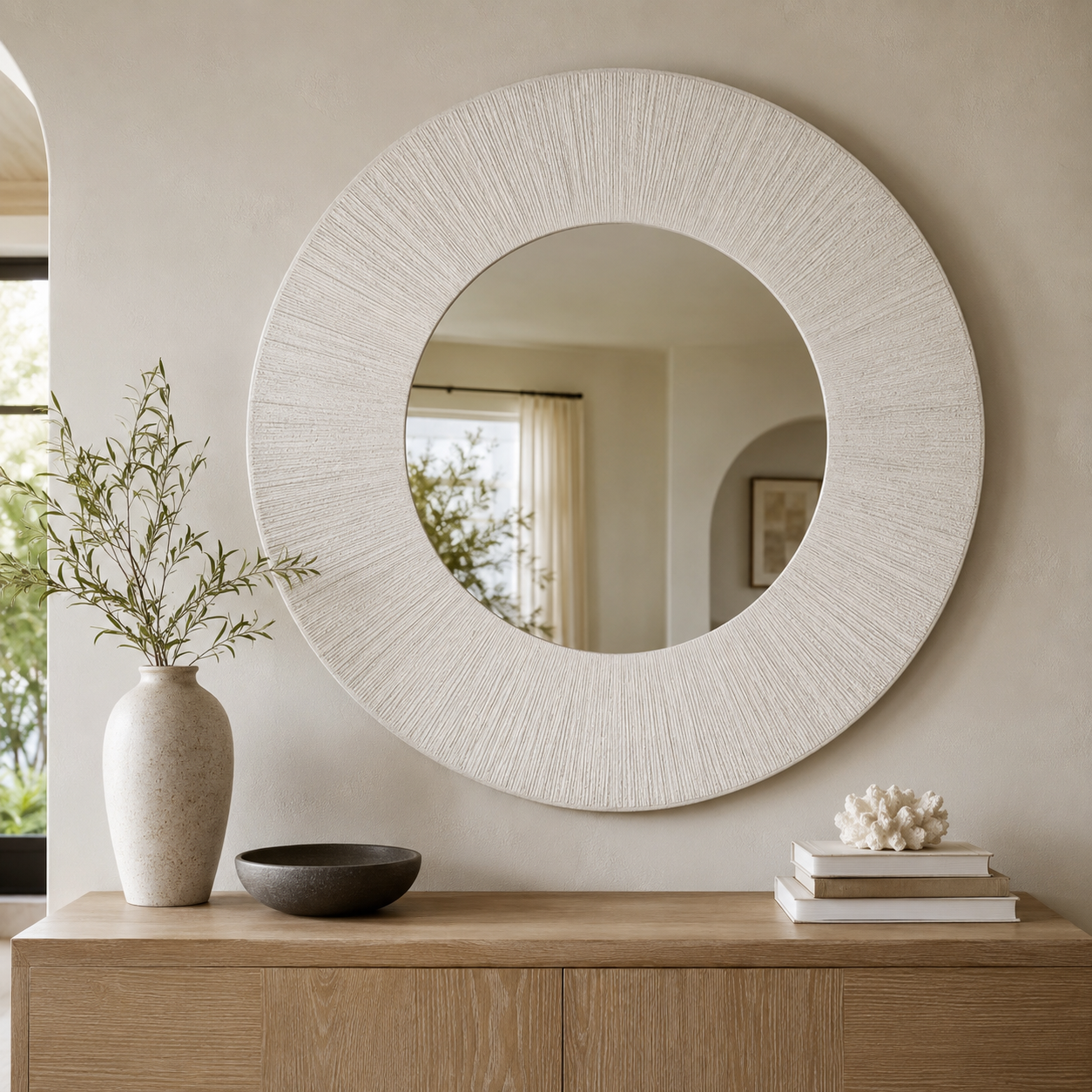 Lopez Wall Mirror - White