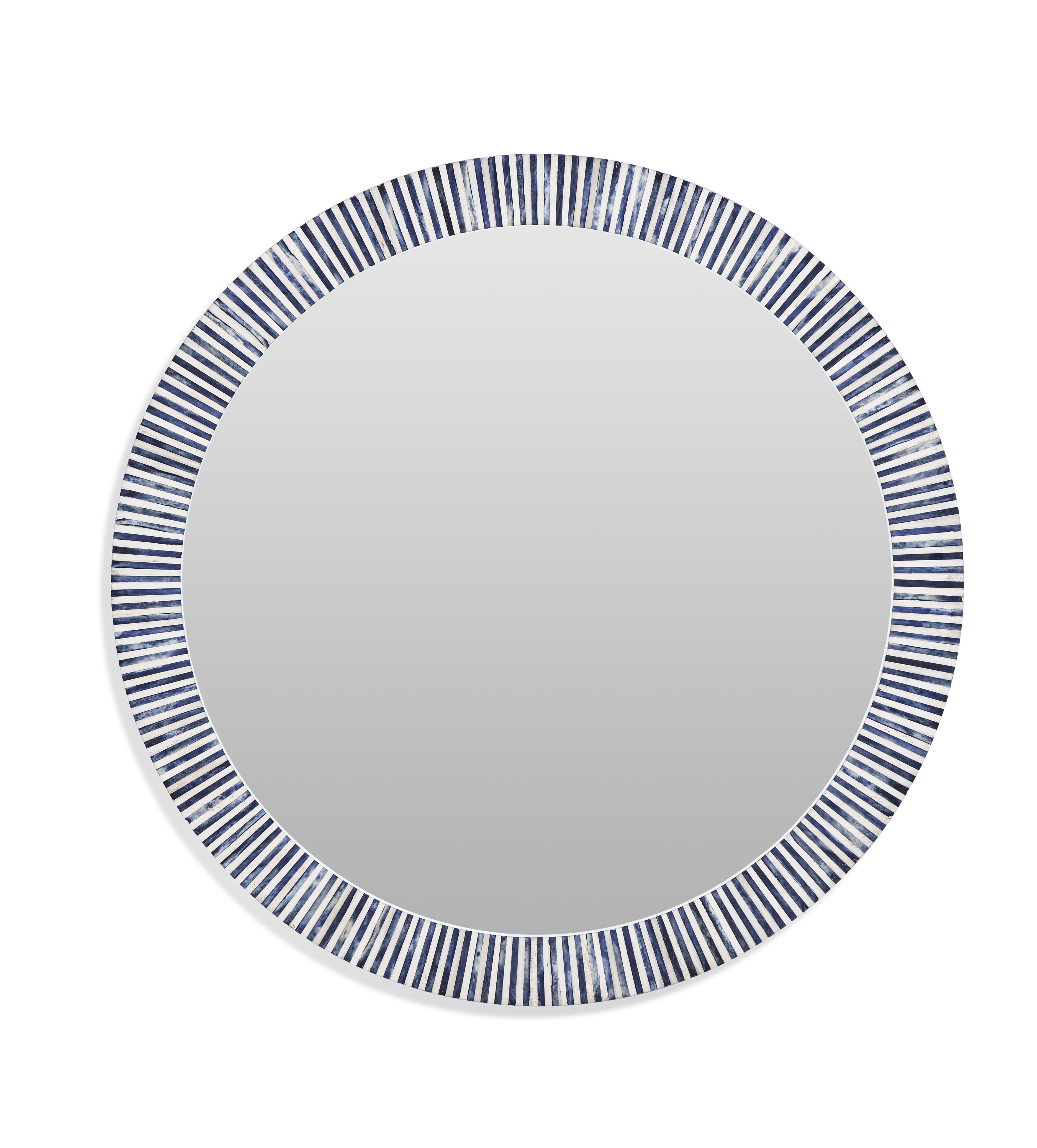 Radial Bone Wall Mirror