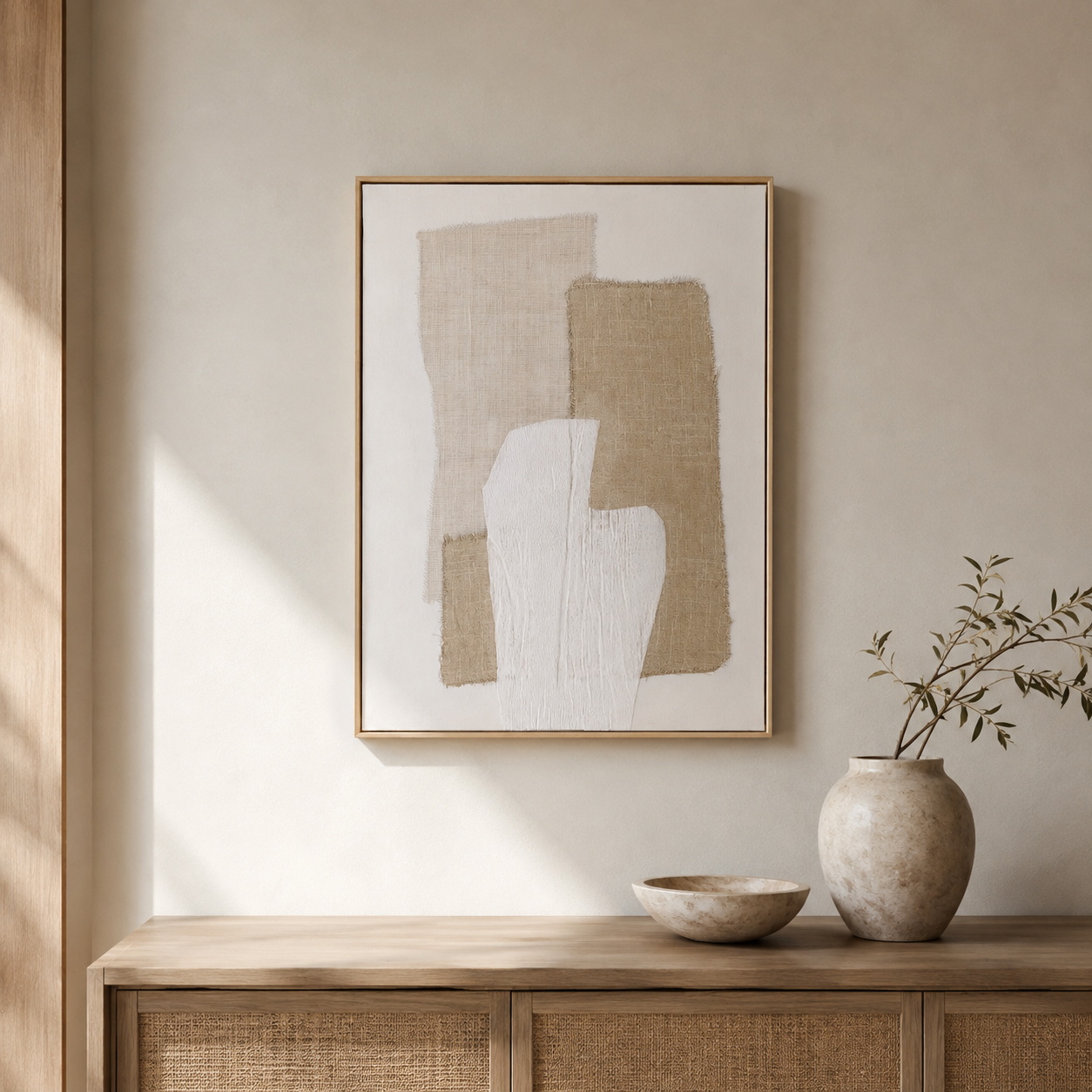Natural Balance Framed Canvas