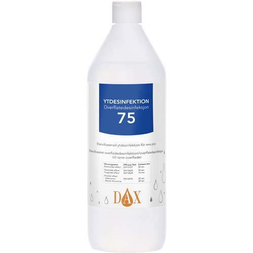 DAX 75 Ethanol-Flächendesinfektion 1000 ml für reine Oberflächen