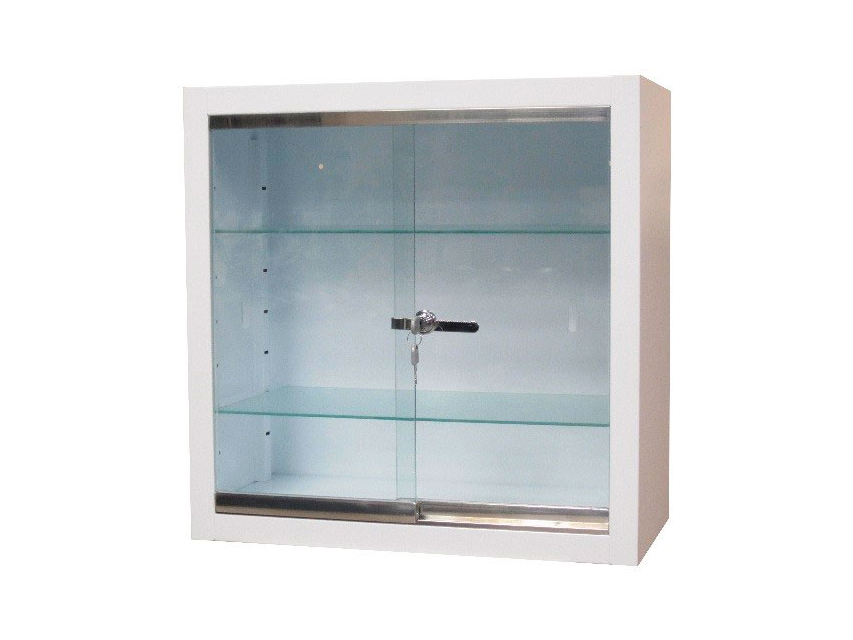 Hängeschrank aus gehärtetem Glas