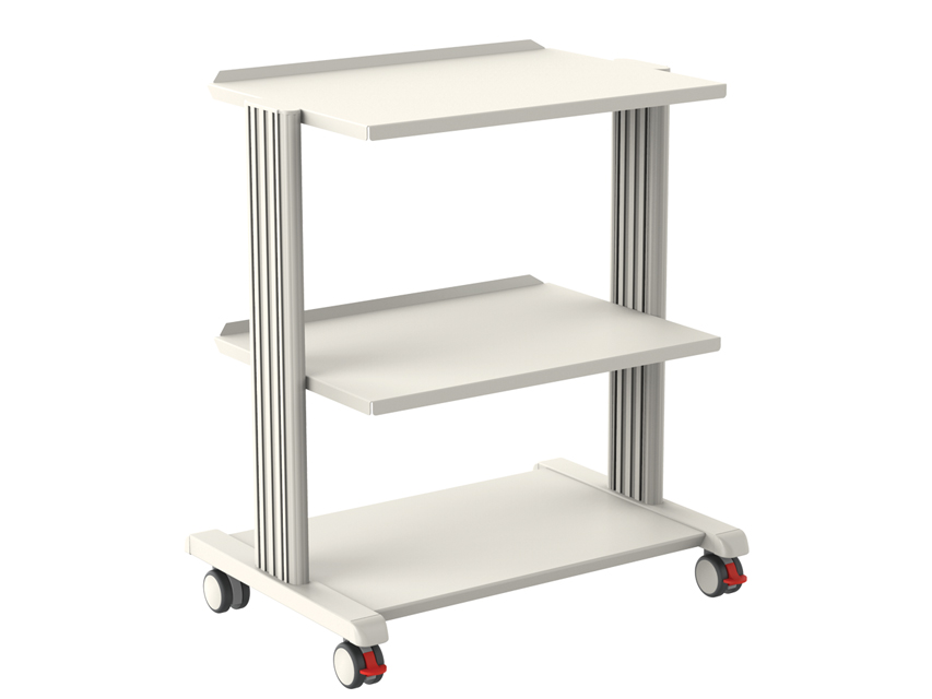 Smart vagn – 2 hyllor 60×42 cm + bas