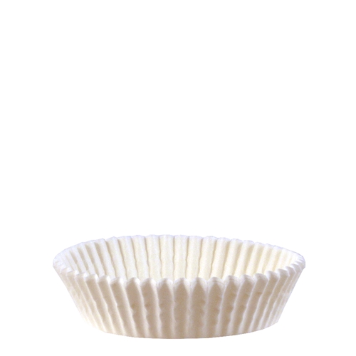 Bageform papir Siluett - 65x20mm hvid - 500 stk