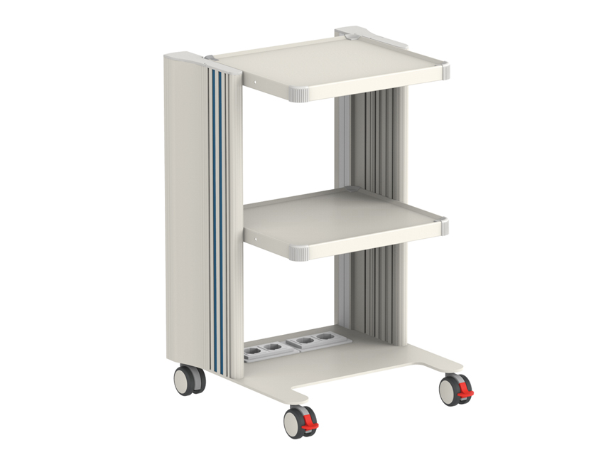 Easy Power Cart - 2 Regalböden 40x36 cm + Basis