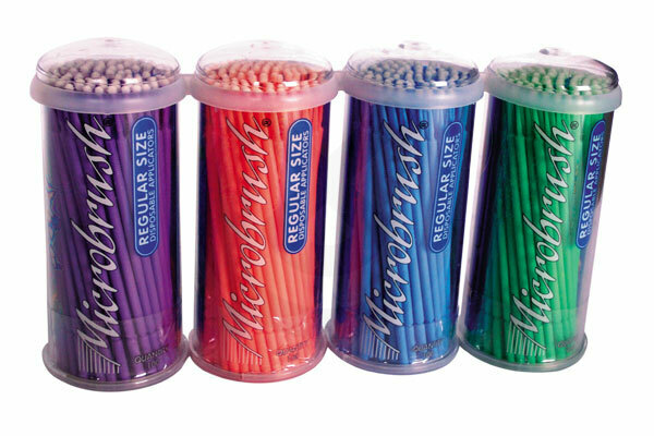 Microbrush applikator med kulspets – Microbrush Super Fine 4X100U.
