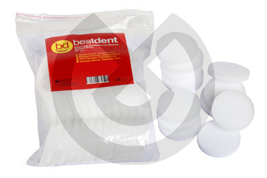 Skumgummirondeller för endodontiska instrument – BESTDENT – Sponges For Endo Stand Blue 8Mm (50U)