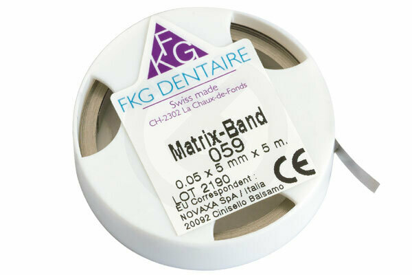 Metallmatrisband, 0,05 mm tjockt – Steel Matrix Band 0 – 05 X 5Mm (5M.)