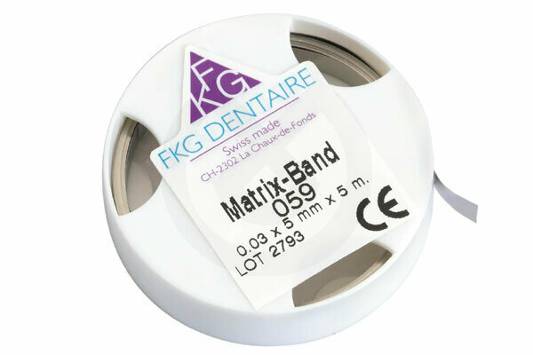 Metallmatrisband, 0,03 mm – Steel Matrix Band 0 – 03 X 5Mm (5M.)