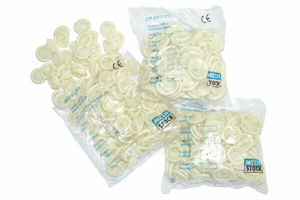 Latex fingerskydd – Latex Rvg Covers Size Small