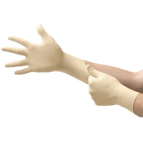 Micro-Touch Latexhandschuhe - M beschichtet puderfrei - 100 St