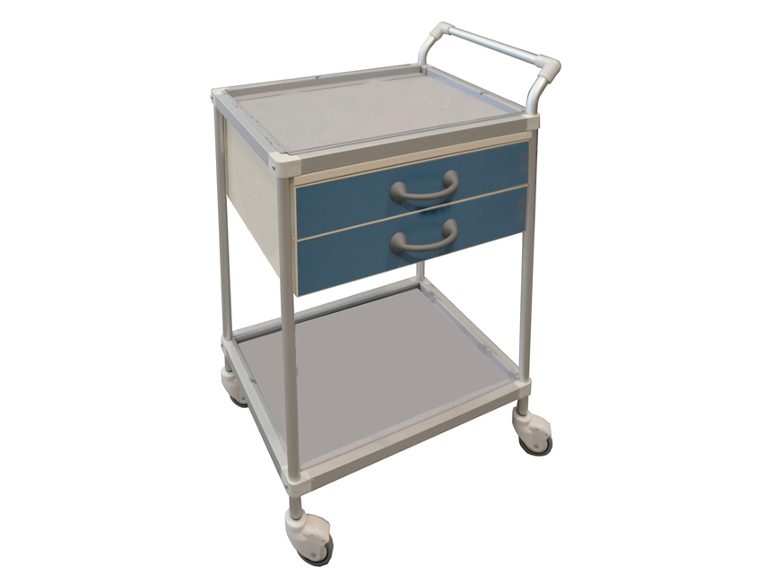 Deluxe-Wagen mit 2 Schubladen 29 x 40 x H 10,5 cm