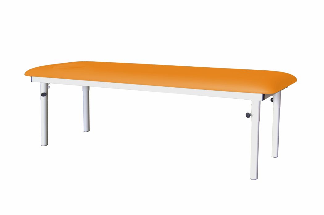 Stacjonarna leżanka zabiegowa z regulowanymi i zdejmowanymi nogami - 190 x 70 cm