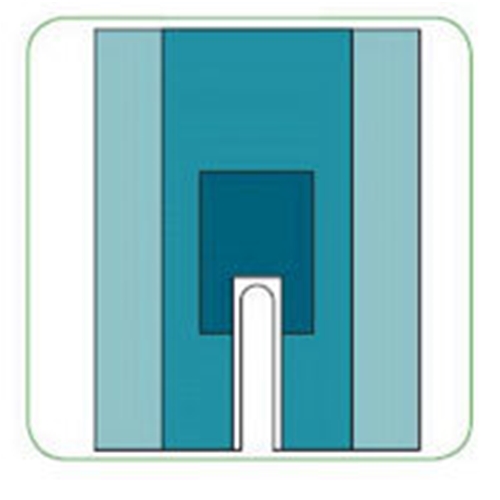 Op lakan slits Barrier – 200x260cm slits 7x102cm – 14 st