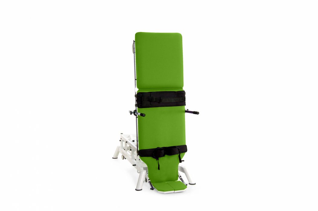 Dětský polohovací stůl - 2 motory - 190x55 cm - vybavený popruhy