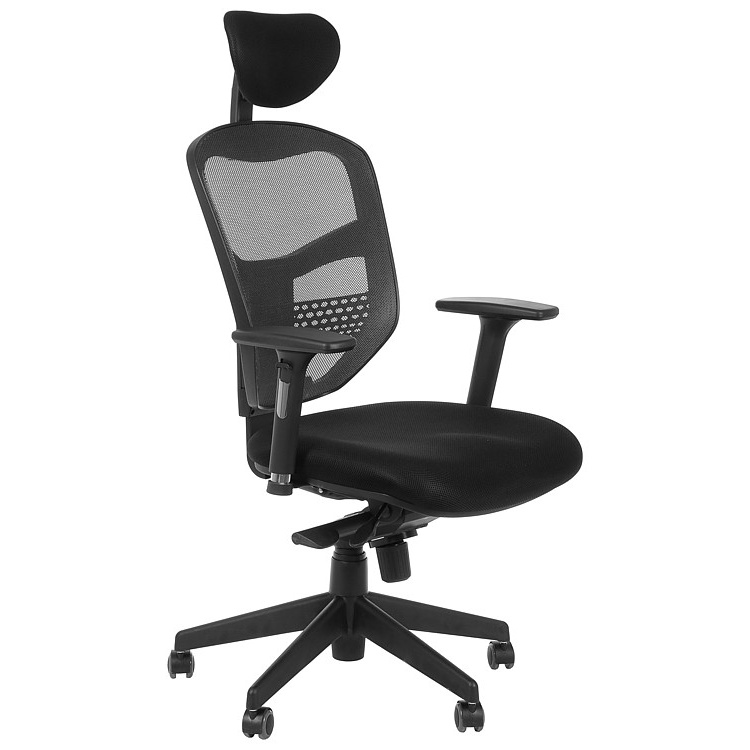 Kontorstol med justerbart sæde - HN-5038 - Grå