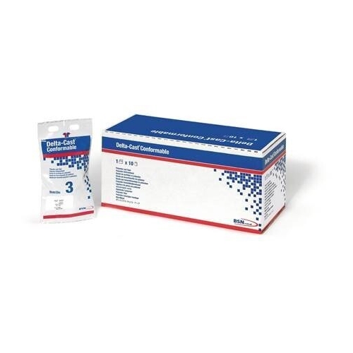 Gipsbandage Delta-Cast Conformable - 5 cm x 3,6 m orange - 10 stk.