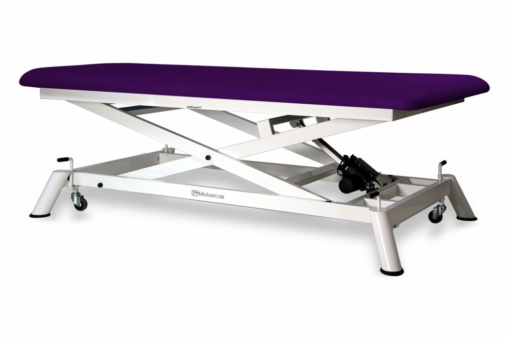 Elektrische Bobath-Liege mit Scherenuntergestell und Rollen - Maximale Belastbarkeit: 180 kg - 190 x 100 cm