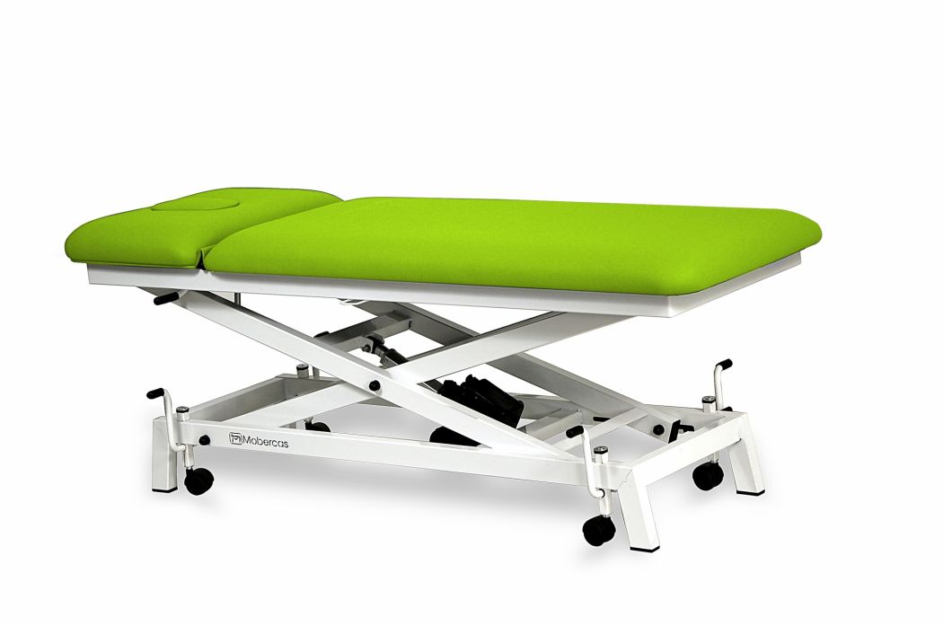 Elektrische Kinderliege 2-teilig mit Scherenuntergestell und Rollen