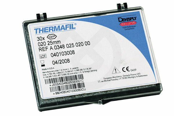 Thermafil Guttaperkaspetsar, storlek 20-40, Maillefer, 30 st. – Thermafil N.20 (30U.) Maillefer