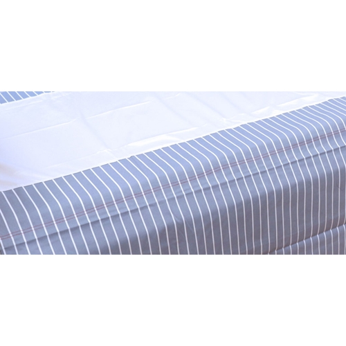 Glidlakan EasyRoll – 140 cm für 105 cm Bett weiß/blau