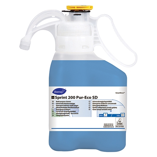 Allrengöringsmedel Sprint 200 PurEco - 1,4L parf pH=7 Ecolabel SD