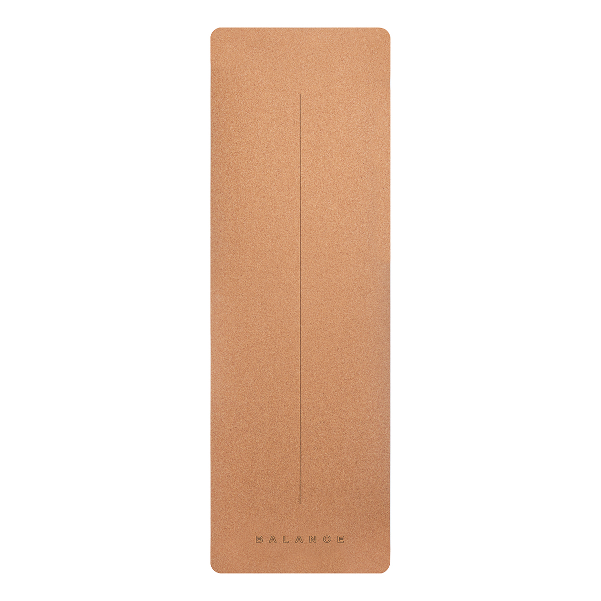 Yogamåtte balance kork og naturgummi