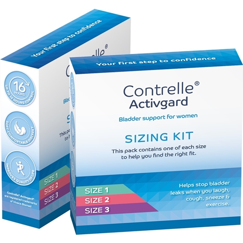 Kontinenzbogen Contrelle Activgard – Testkit 1 mit Größe 1 2 3 Karton
