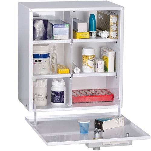 Medicinskåp Flexibel – 375x350x215mm dörr m elkodlås
