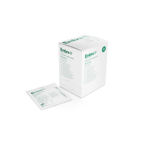 Nonwoven kompres 4L 2p Embra - 10x10cm steril - 140 stk.