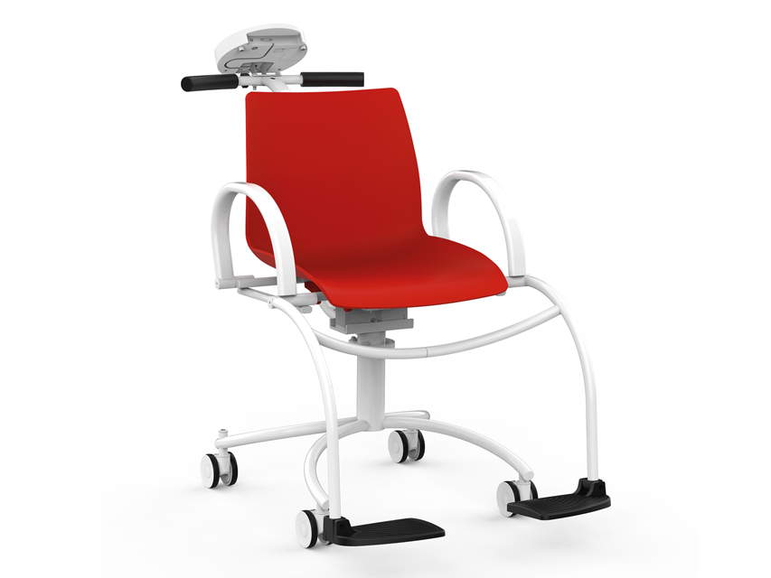 Wunder DE20 Elektronisk Stolsats 250 kg – Klass III – Röd – Standard