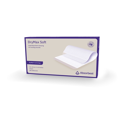 Erittäin imukykyinen haavasidos DryMax Soft 10x20 cm 10 kpl
