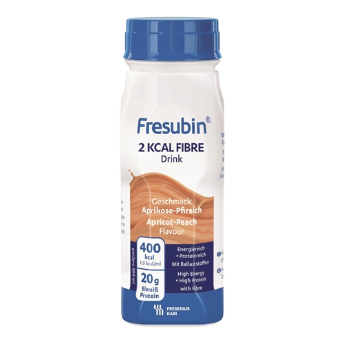 Fresubin 2 kcal Fibre Drink - 4x200 ml aprikoosi persikka - 4 kpl