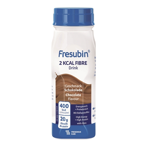 Fresubin 2 kcal fibre -juoma 4x200 ml suklaa 4 kpl