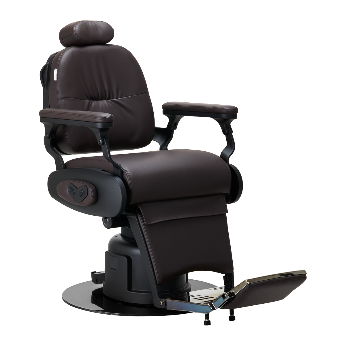 Gabbiano Duke elektrisk barberarstol brun