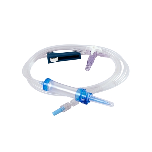 Evercare-infuusiosetti ilmausventtiilillä - 195 cm kiinteä 3VKR+MCC FilterStop - 80 kpl